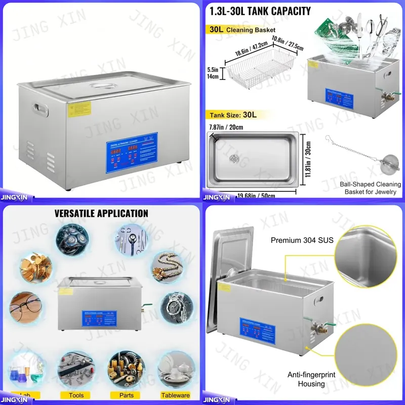 Maßgefertigt für digitale Ultr – Ultrasonic Cleaner 30L Industrial Bewertung und Preis